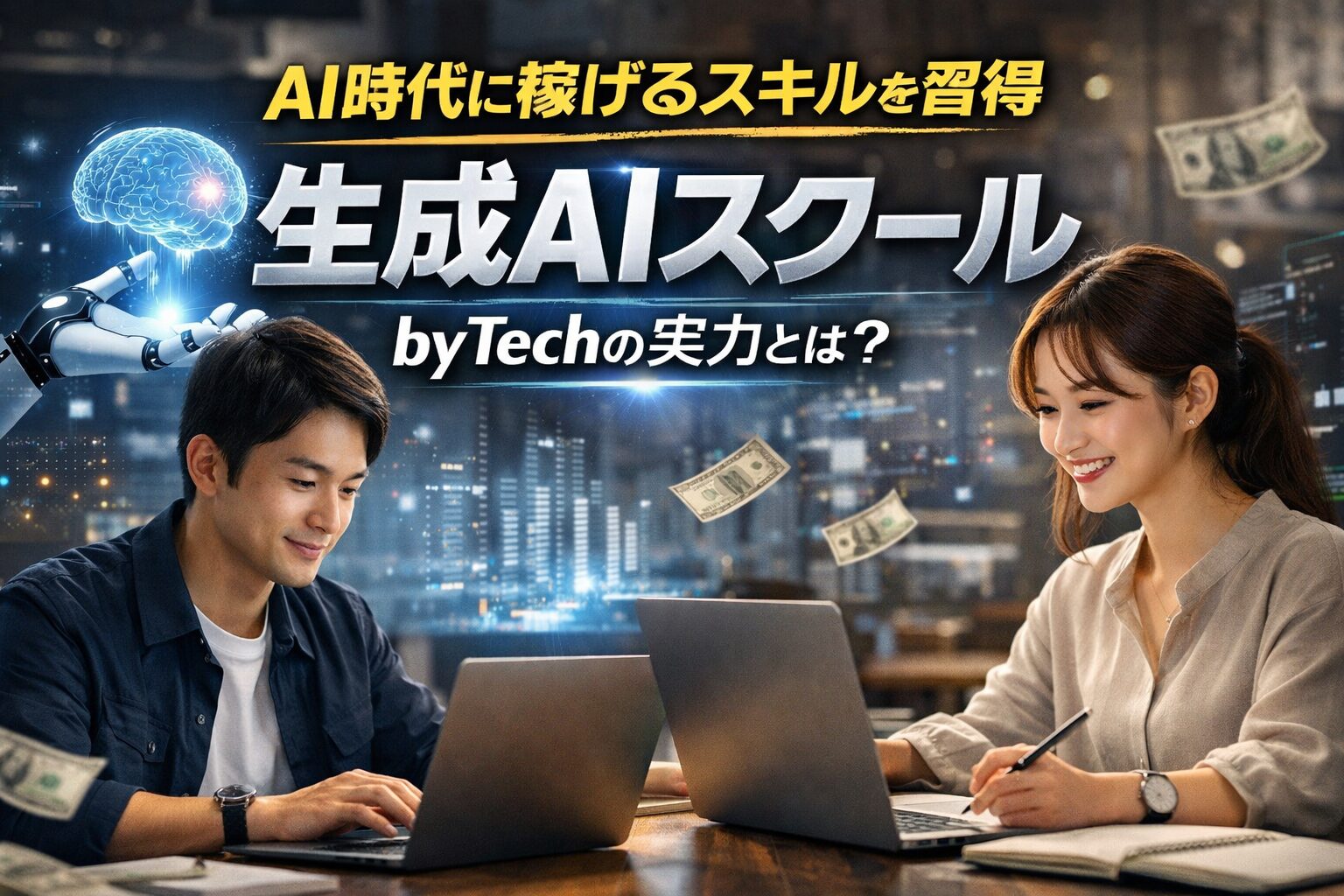 AI時代に稼げるスキルを習得｜生成AIスクールbyTechの実力とは？