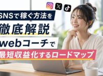 SNSで稼ぐ方法を徹底解説｜webコーチで最短収益化するロードマップ